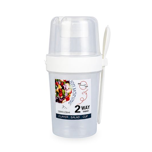 🎁 便攜雙層親子輔食保鮮盒（800ml）